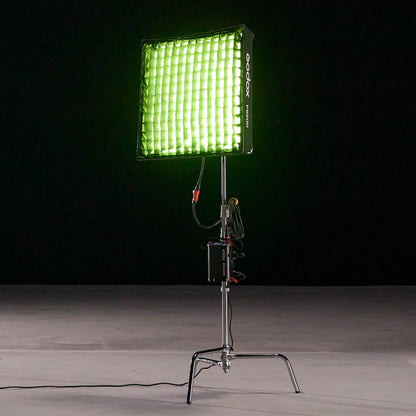 GODOX FS200 Softbox being used with a KNOWLED F200R LED Light Mat