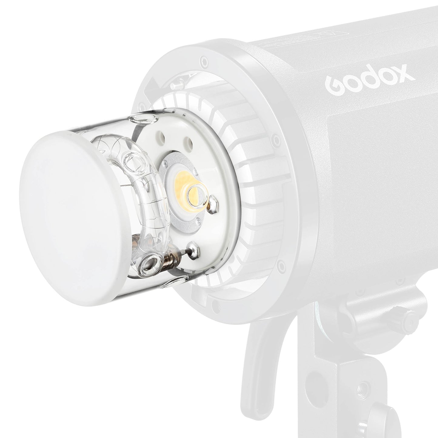 Godox FT-AD-800Pro Replacement flash tube for the AD800Pro plugged in to an AD00ProII