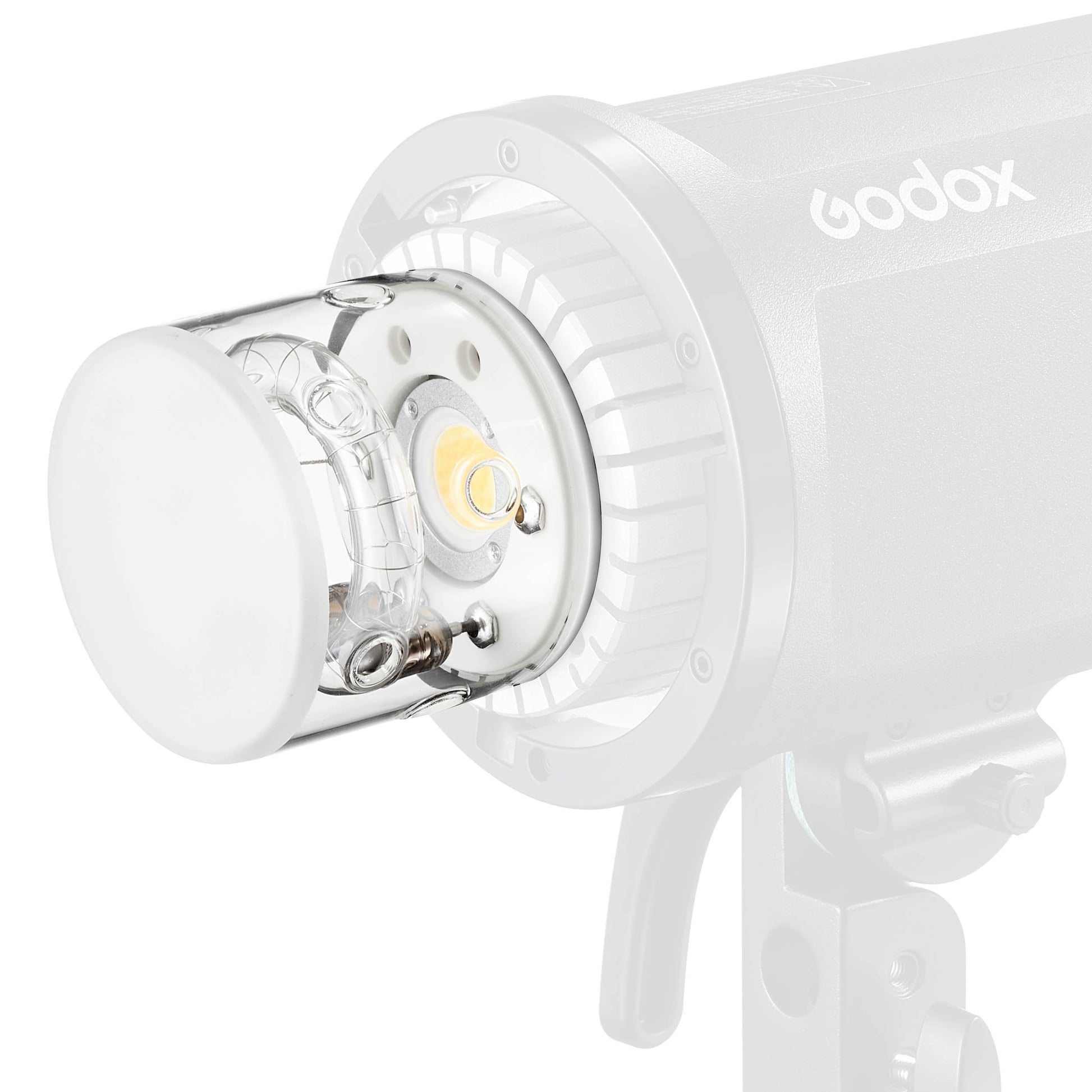 Godox FT-AD-800Pro Replacement flash tube for the AD800Pro plugged in to an AD00ProII