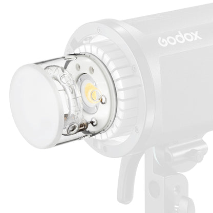 Godox FT-AD-800Pro Replacement flash tube for the AD800Pro plugged in to an AD00ProII