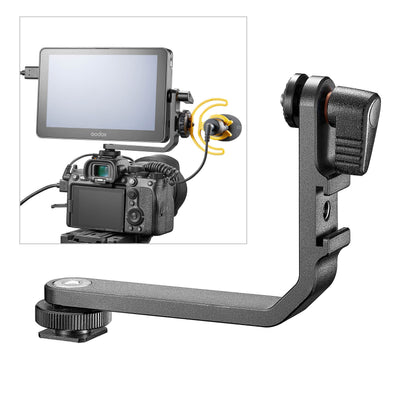 Godox GMM-01 L-Shaped 360Ã‚Â° field-Monitor Bracket Arm