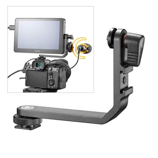 Godox GMM-01 L-Shaped 360Ã‚Â° field-Monitor Bracket Arm
