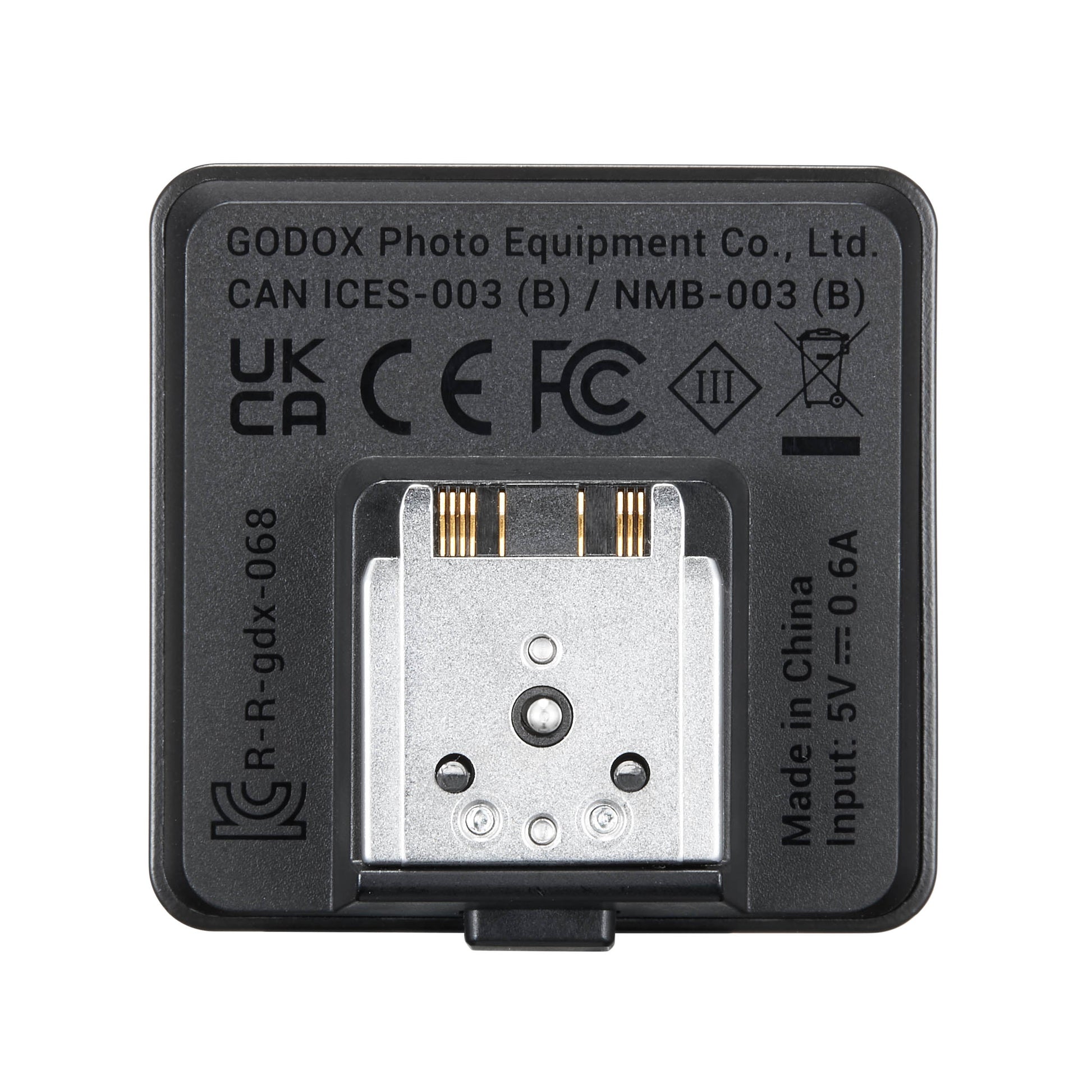 Godox iT20S TTL Mini Flash For Sony Bottom View of Hoe Shoe