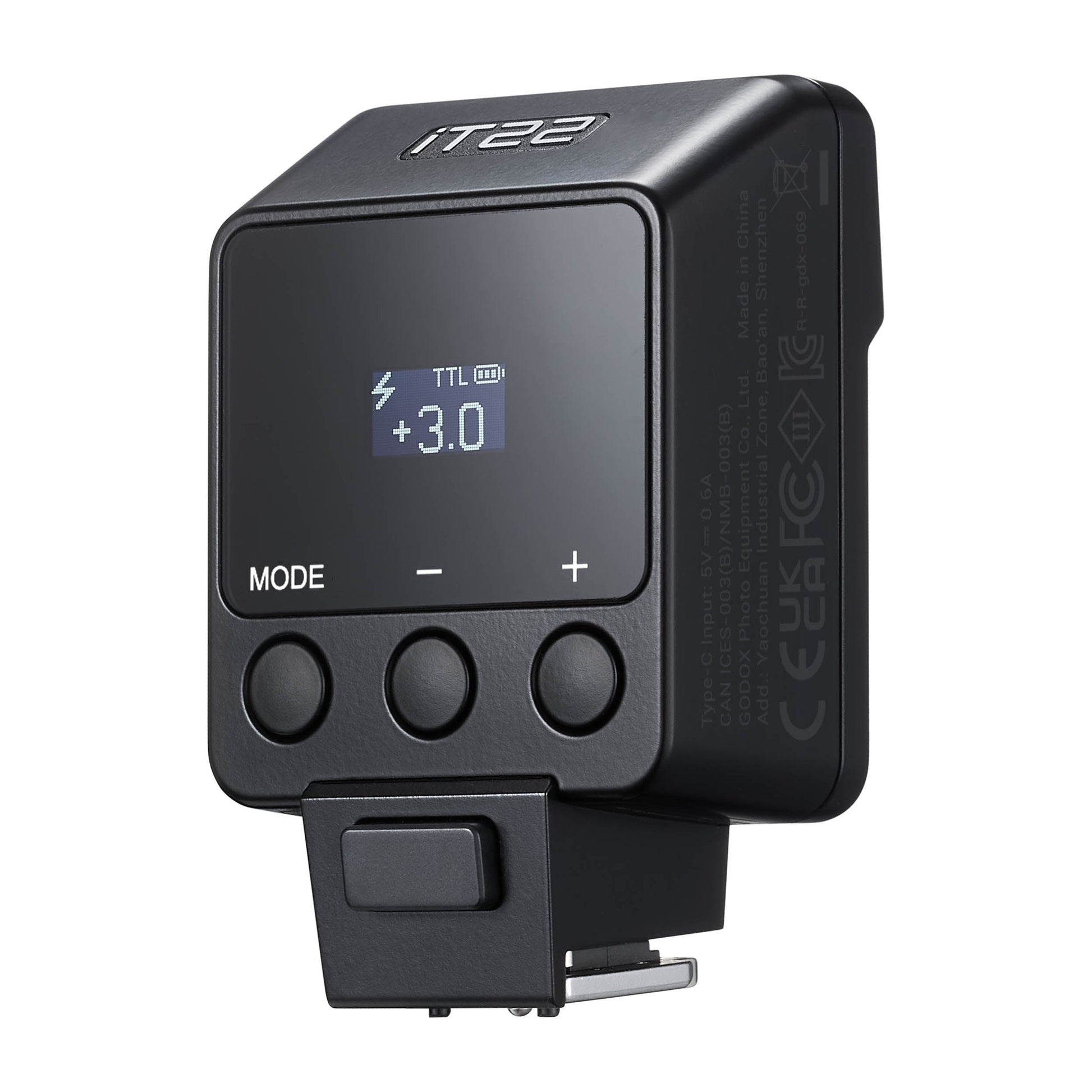 GODOX iFLASH iT22 MINI TTL CAMERA FLASH For Olympus/Panasonic Three-Quarter Rear View