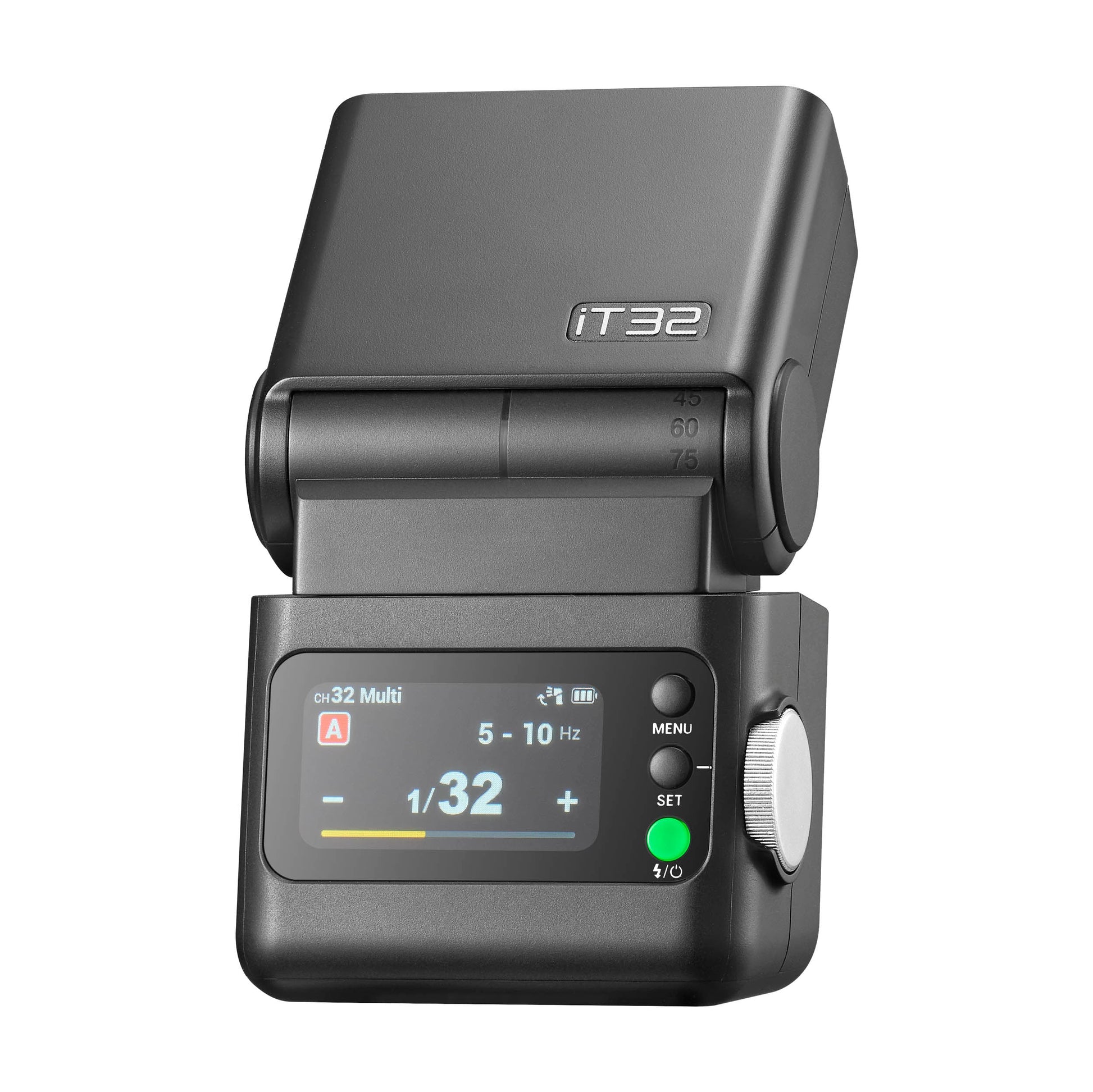 Godox  iT32 Modular Camera Flash  On a White Background (Back View)