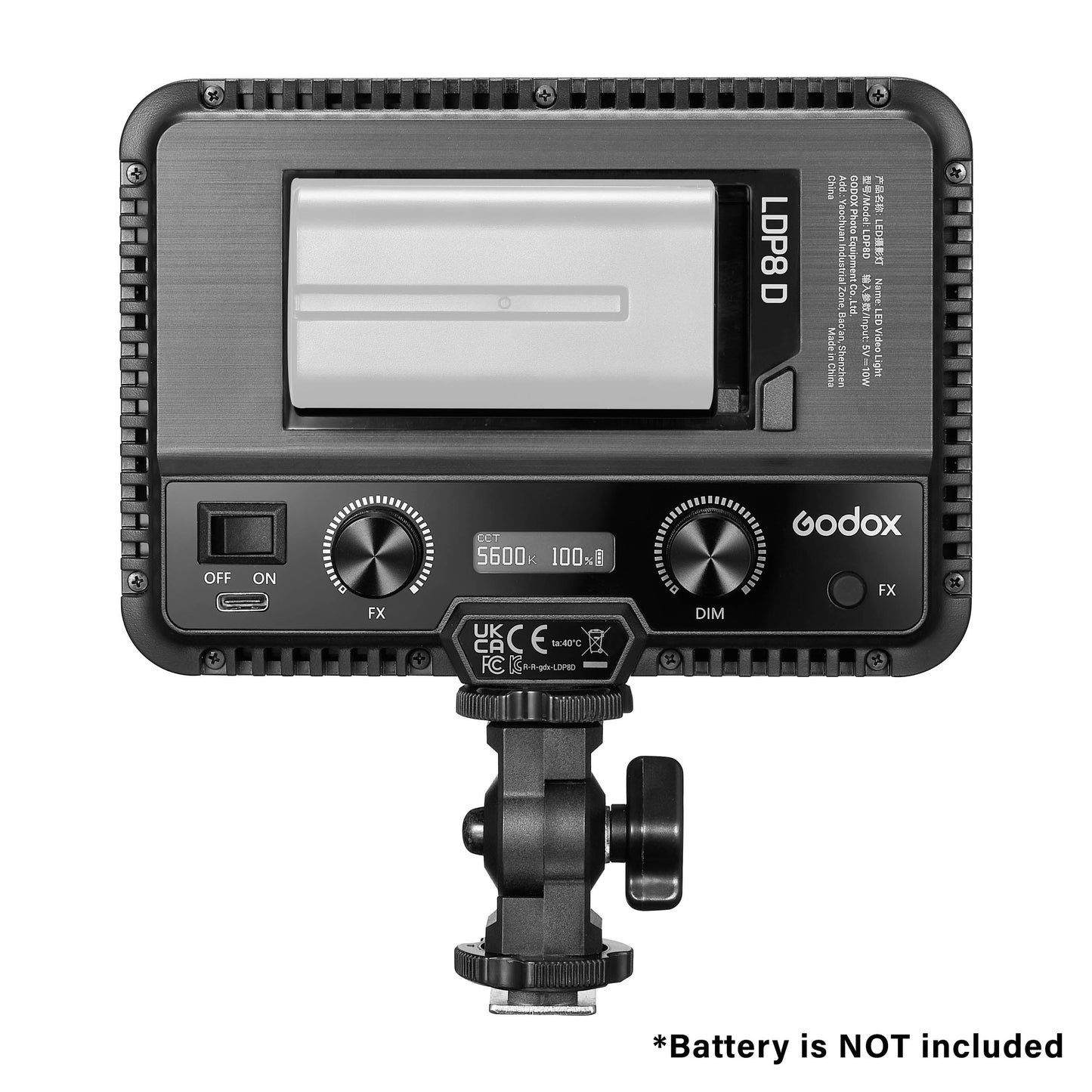 Godox LDP8D Daylight-Balanced On-Camera LED Light