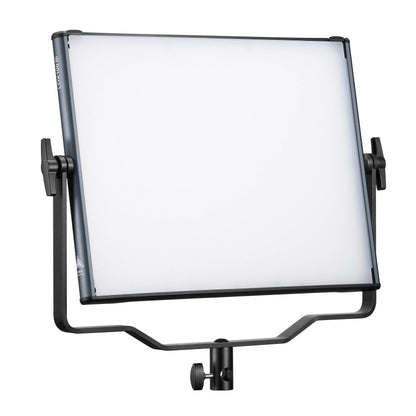 LDX100Bi Bi-Colour LED Square Panel Light & BD-100 Barndoor