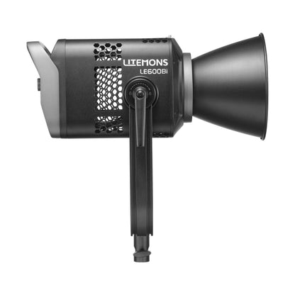 LITEMONS LE600Bi Variable Colour Temperature Bi-Colour COB LED Studio Light (BLACK)