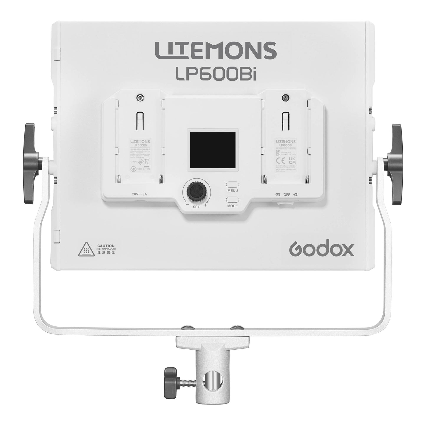 Godox LP600Bi B-Colour LED Panel With Barn Doors (Back View)