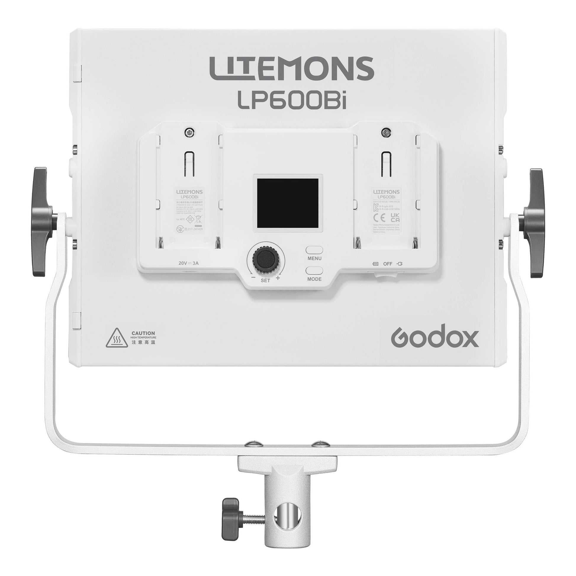 Godox LP600Bi B-Colour LED Panel With Barn Doors (Back View)
