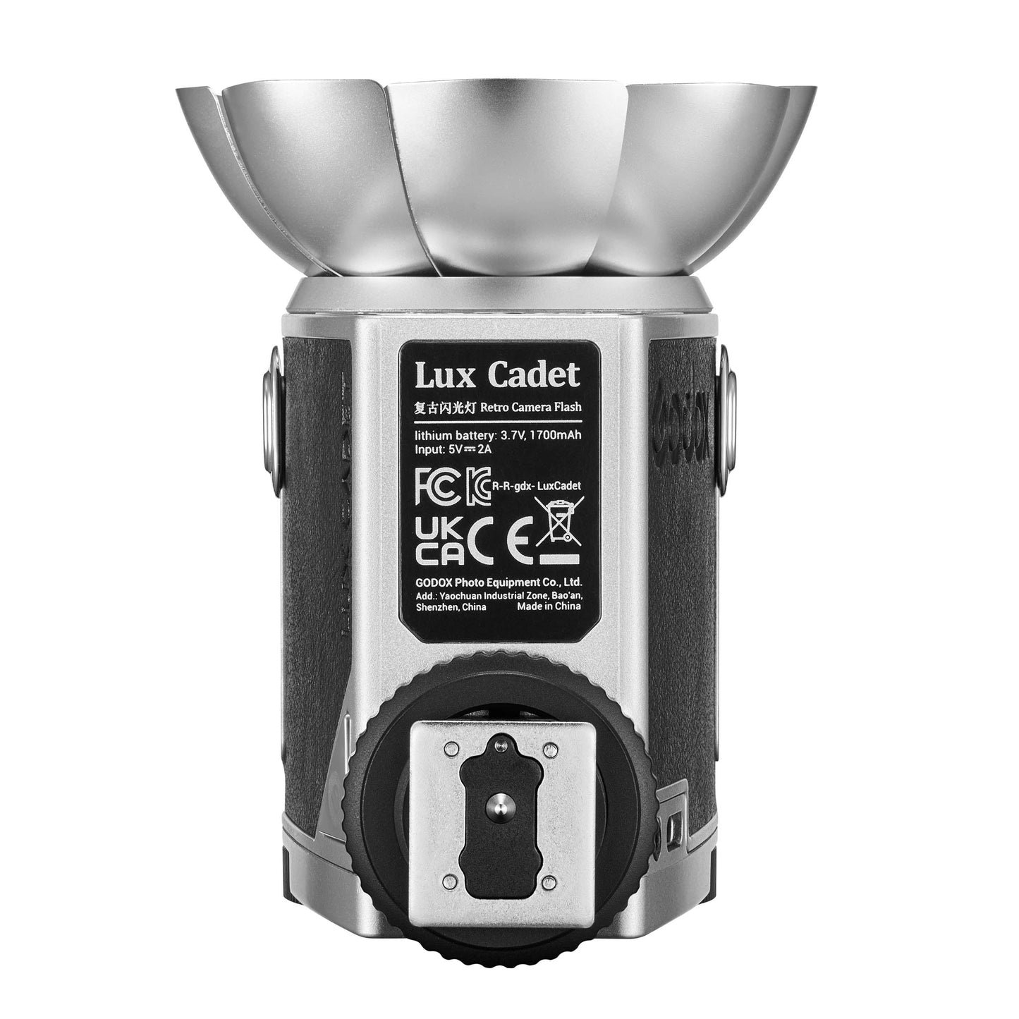 GODOX LIX CADET Compact Vintage Retro-Styled Speedlite Flash (Bottom View)