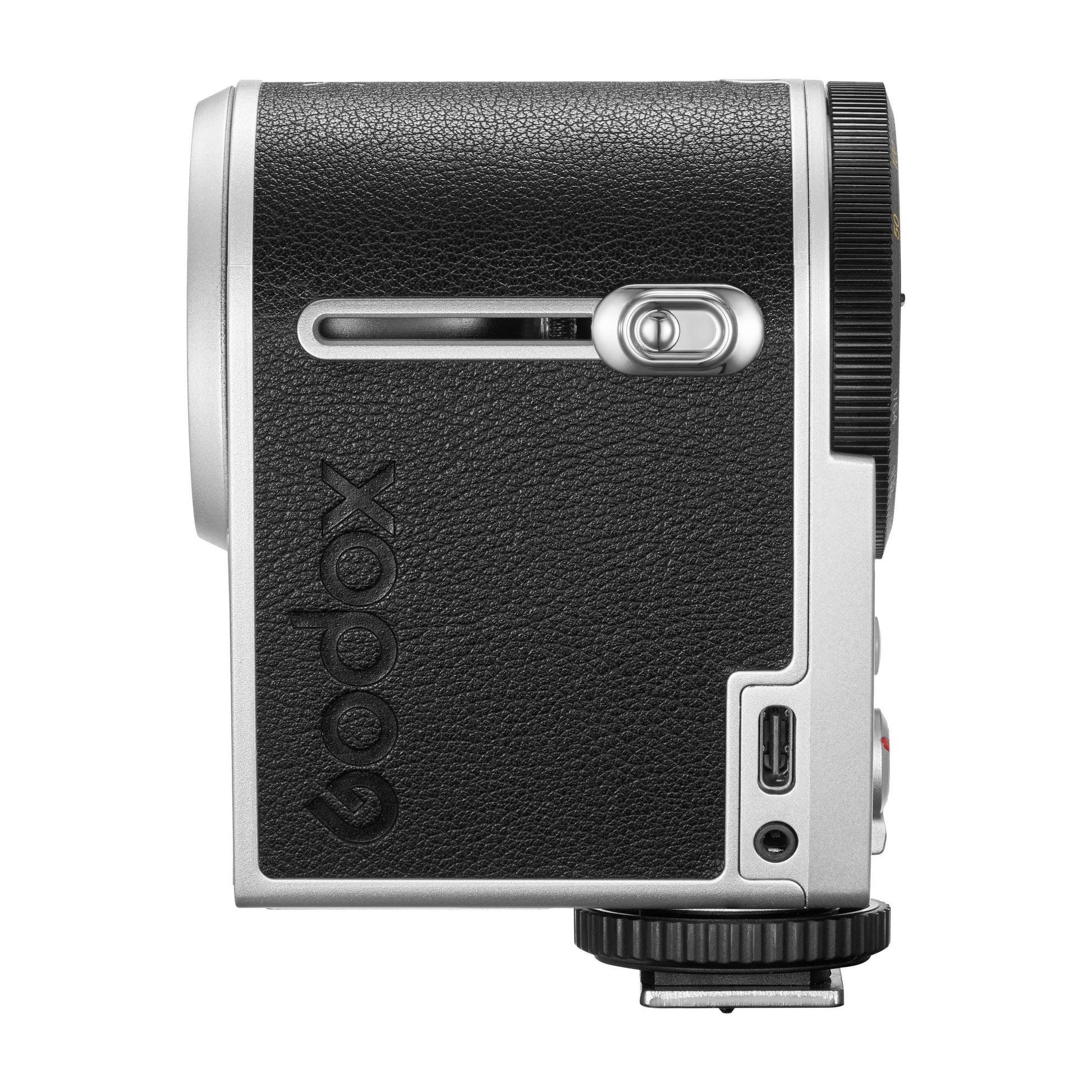 GODOX LIX CADET Compact Vintage Retro-Styled Speedlite Flash (Left Side View - Closed)