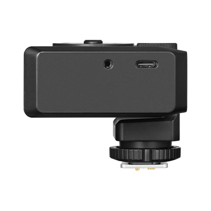 Godox Lux Junior II flashes shown on a clean white background (Side View) 