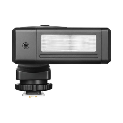Godox Lux Junior II flashes shown on a clean white background (Front View)