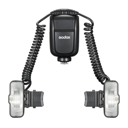 Godox MF-T76 Twin-Head Macro Flash Front View