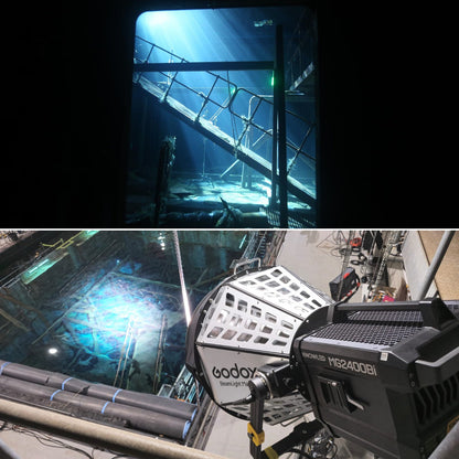 KNOWLED MG2400Bi K2 Bi-Colour COB LED Cine Broadcasting Light Kit with Flight Case