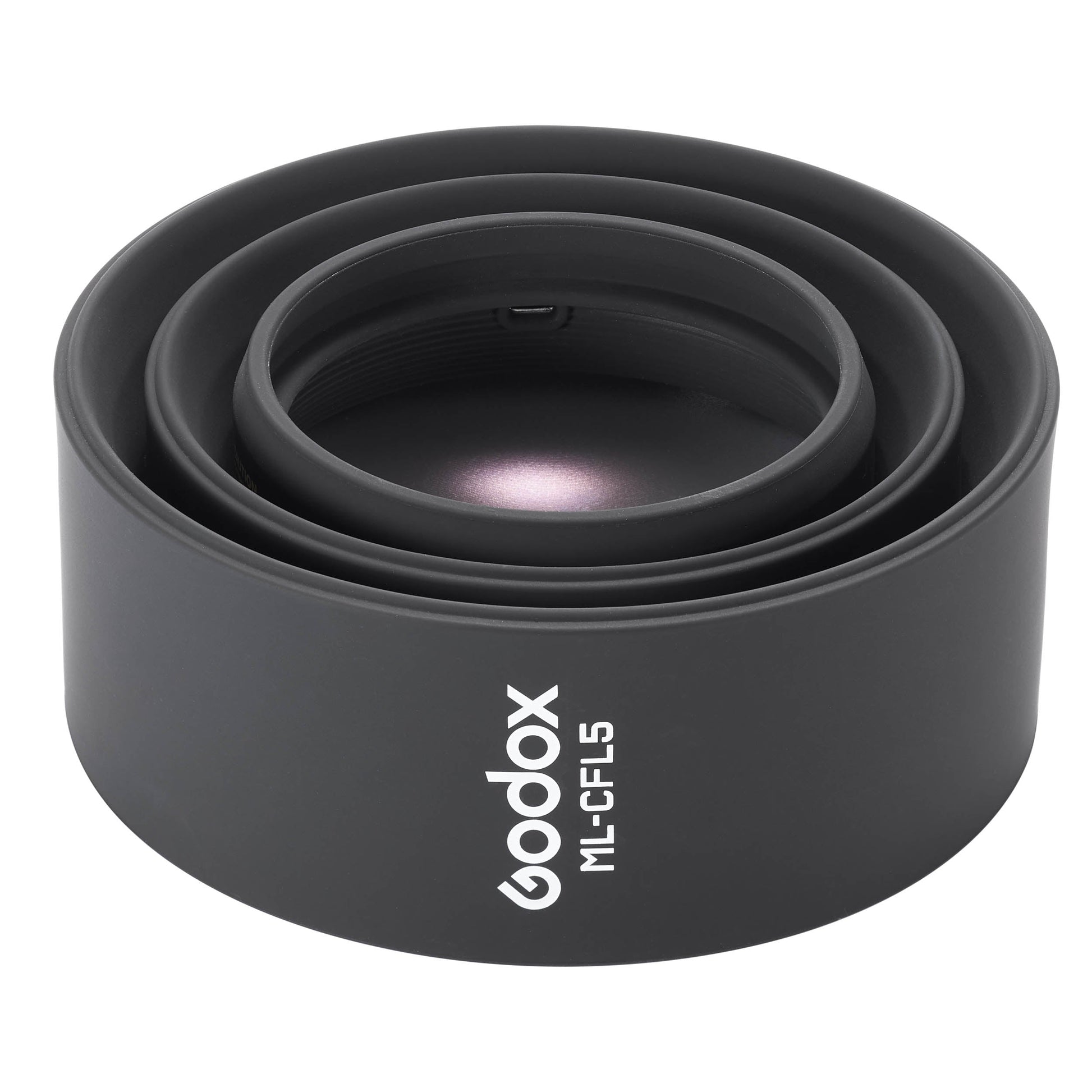 Godox ML-CFL5 Collapsible Silicone Fresnel Lens Fully-Collapsed facing downwards