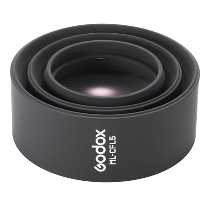 Godox ML-CFL5 Collapsible Silicone Fresnel Lens Fully-Collapsed facing downwards
