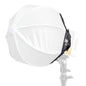 Godox ML-CS30 Godox-Fit Lantern diffuser mounted to an ML100R RGB LED Light fixture