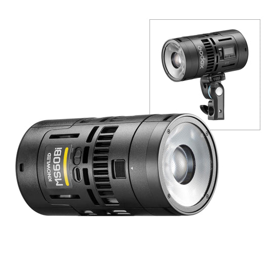 Godox MS60Bi Small Round Bi-Colour Battery-Operated LED Light