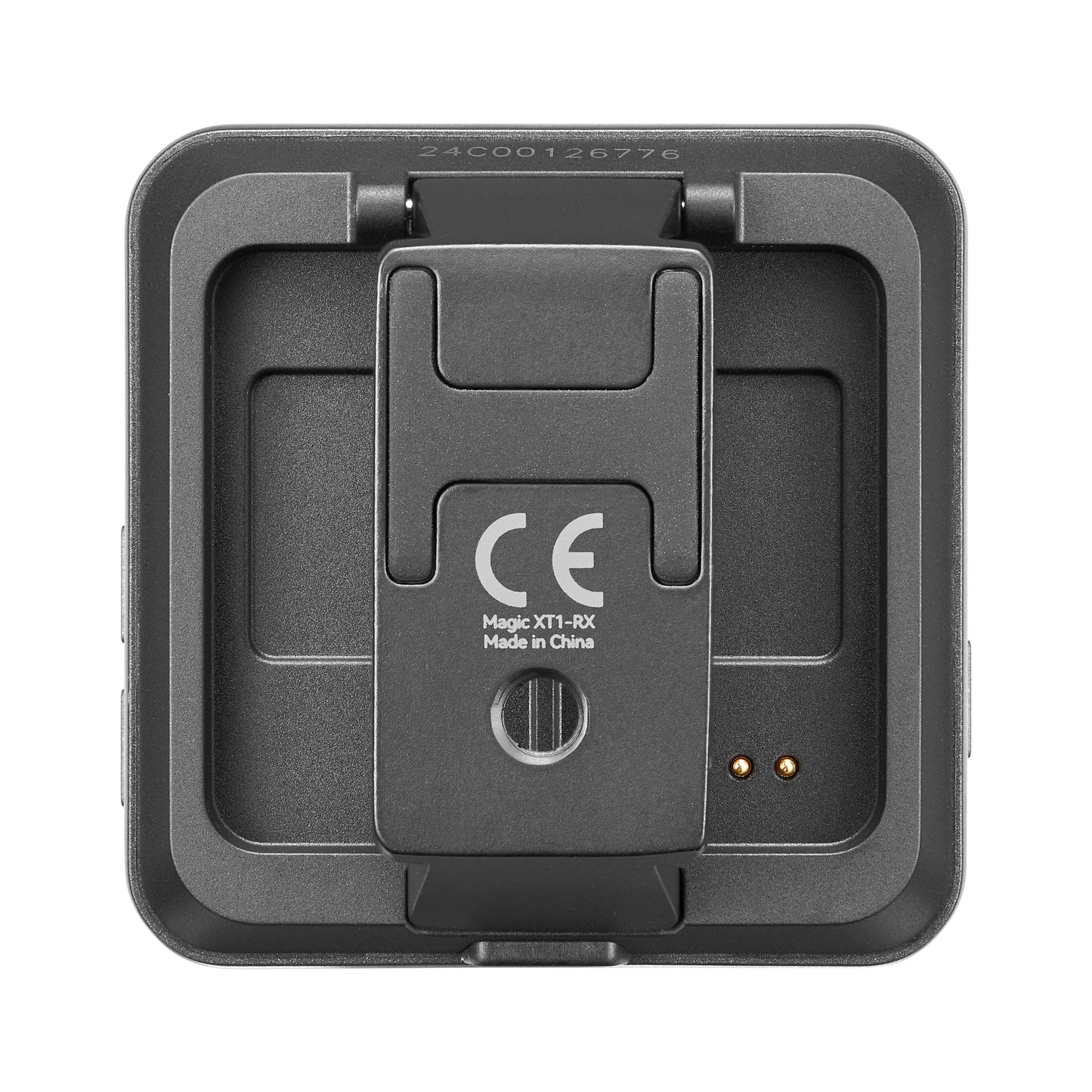 Godox Magic XT1 Wireless Mic System Receiver with Transmitters attached for charging