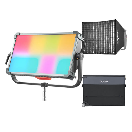 Godox Knowled P600R 2'x1' RGBWW Hard Pixel LED Panel Light 