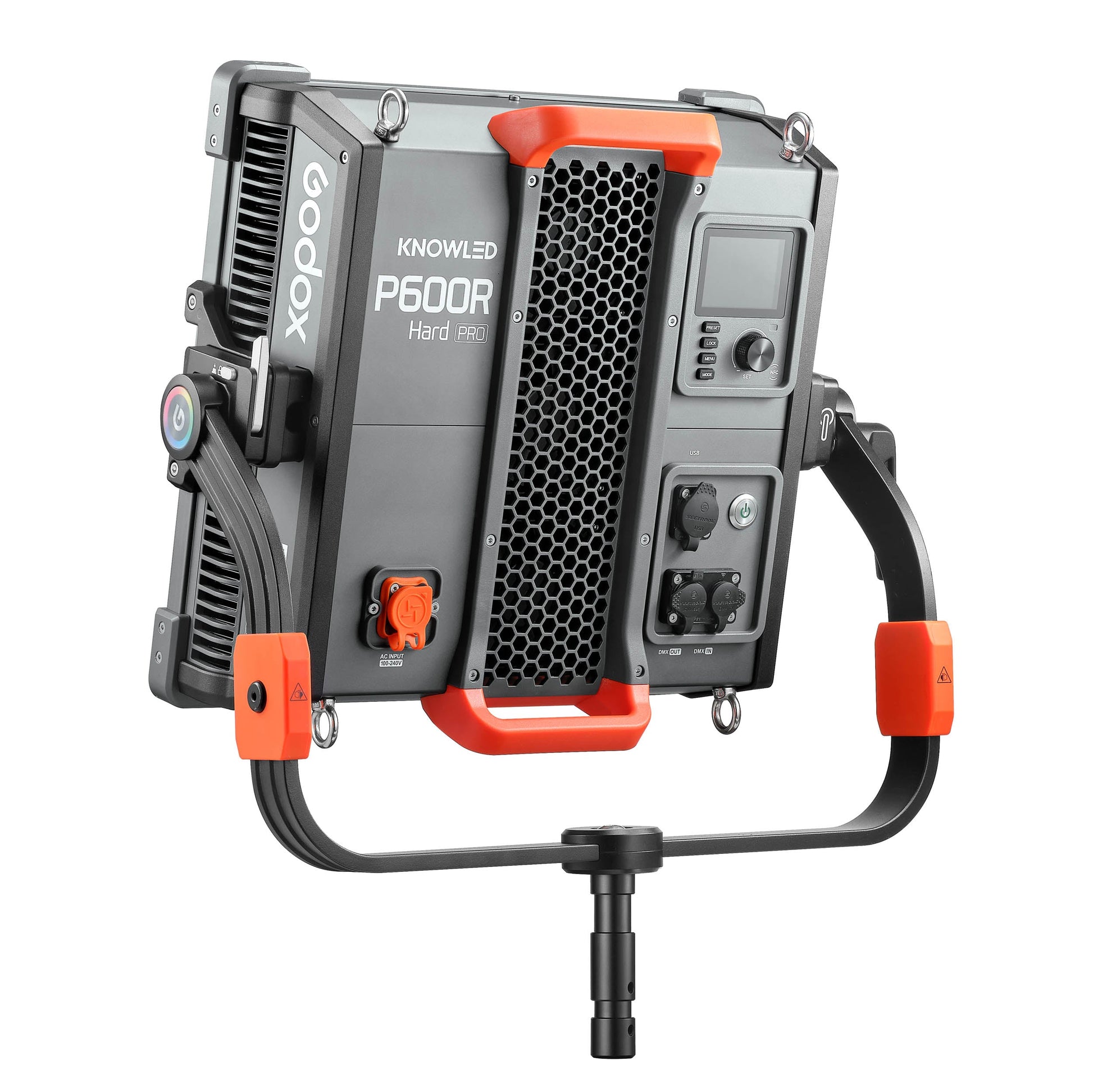 Godox KNOWLED P600R Hard Pro IP65 Weatherproof RGB LED Panel Back View