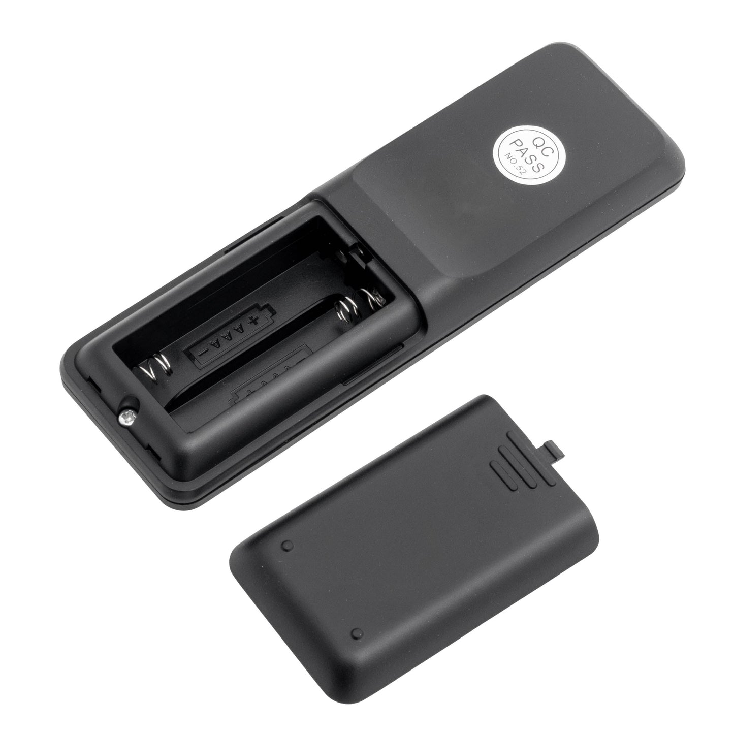 RC-A5 II 433MHz Wireless Light Remote Control For LED Lights (back view with battery cover removed)