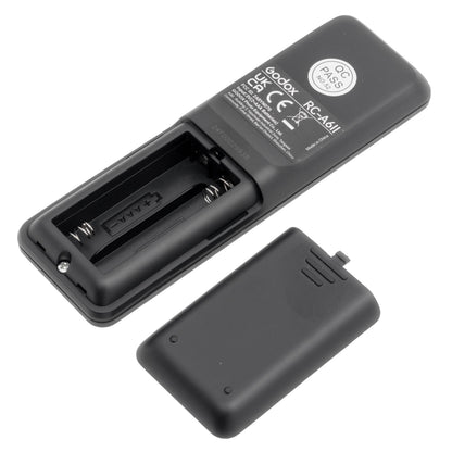 GODOX RC-A6II Wireless Remote Control Back View with Battery Cover Removed