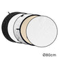 Godox RFT07-8080 80cm 5in1 Reflector - Showing all Five surfaces