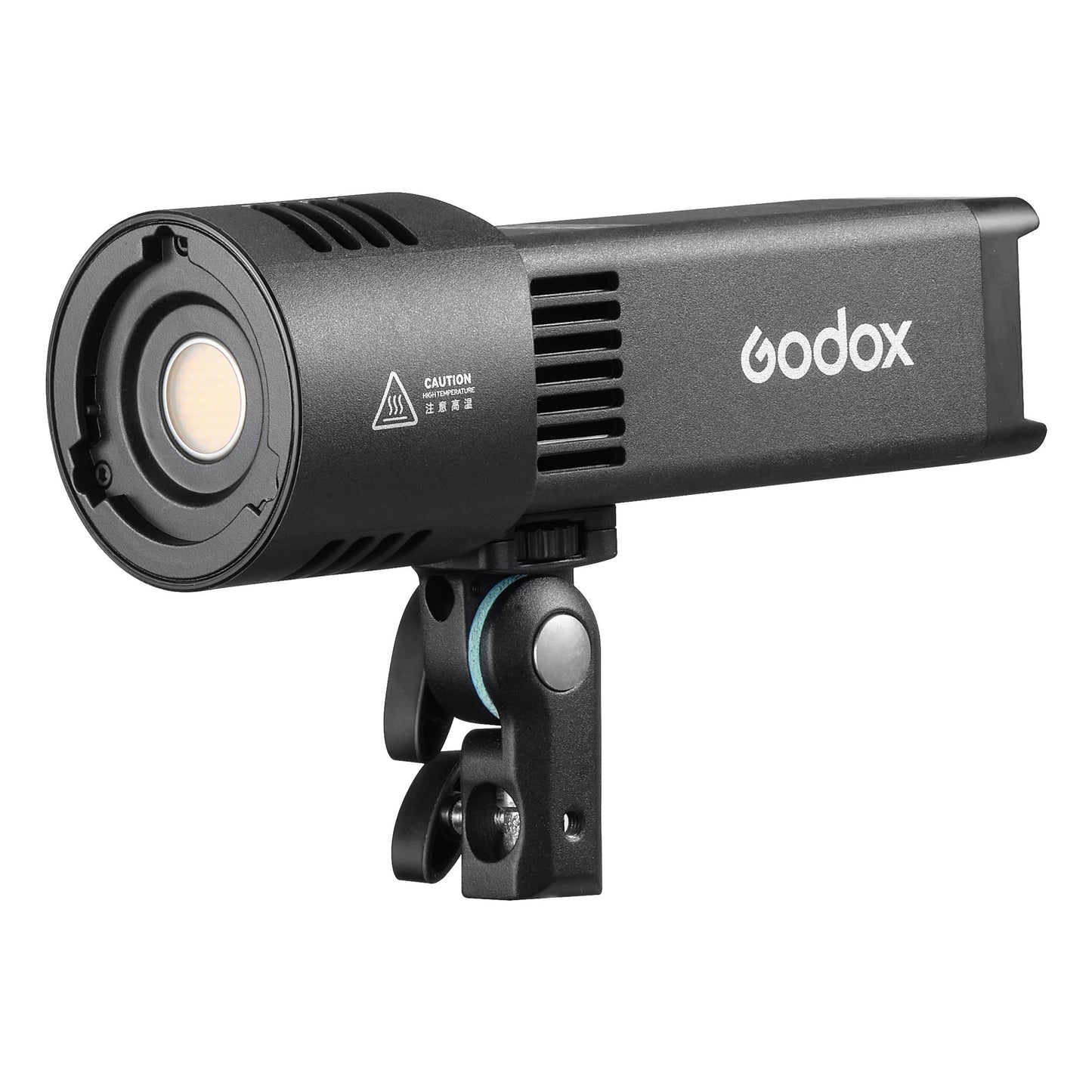 Godox  RS100R Compact RGB LED Battery-Powered studio light on a white background withour lens reflector