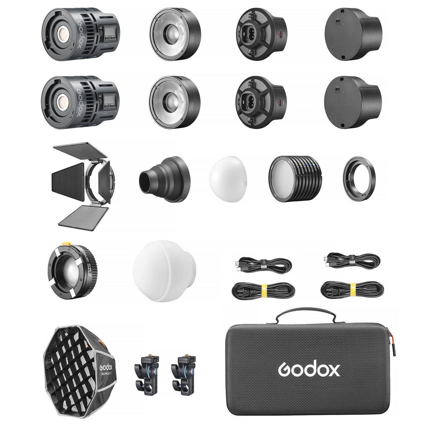 RS60Bi 2K Super Compact Bi-Colour LED Video Light Twin Kit