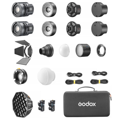 RS60Bi 2K Super Compact Bi-Colour LED Video Light Twin Kit