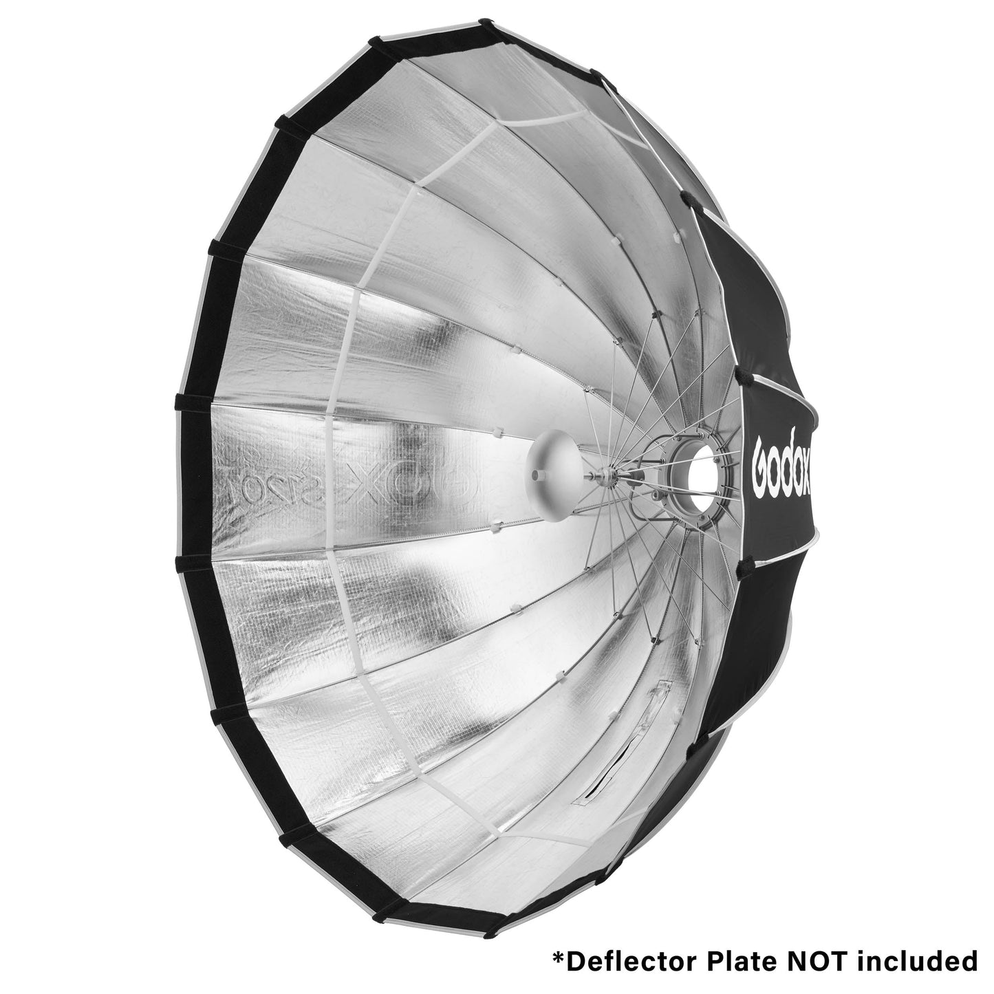 Godox S120T 120cm Quick-Release Umbrella Softbox With No Diffusers and the Deflector Plate (Deflector plate not included)