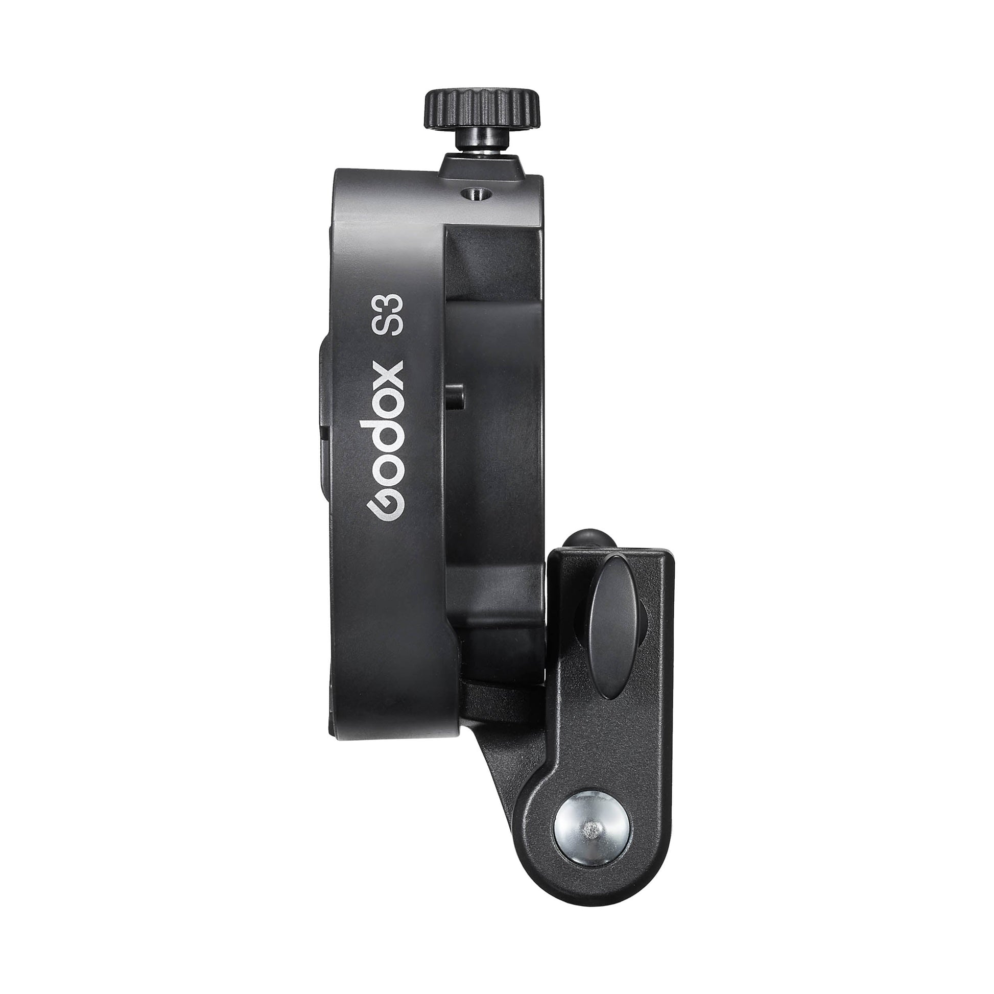 Godox S3 S-Type speedlite Flash Bracket Left Side View Folded