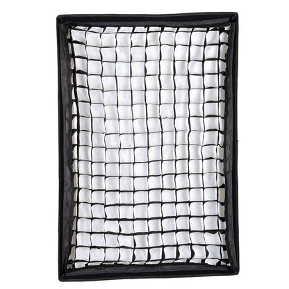  Godox SB-NBM80120 2.6' x 4' Rectangular Photography Studio Softbox with 5cm Grid (Front view)