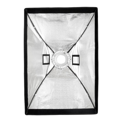  Godox SB-NBM80120 2.6' x 4' Rectangular Photography Studio Softbox's reflective interior