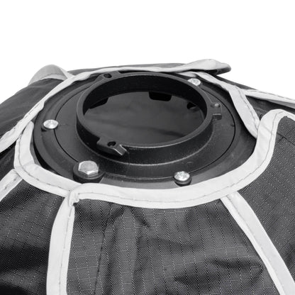 Godox SP1 1' Octagonal Softbox for the RS60-Series and KNOWLED  MS60-Seires - Close-Up of Speedring Fitting