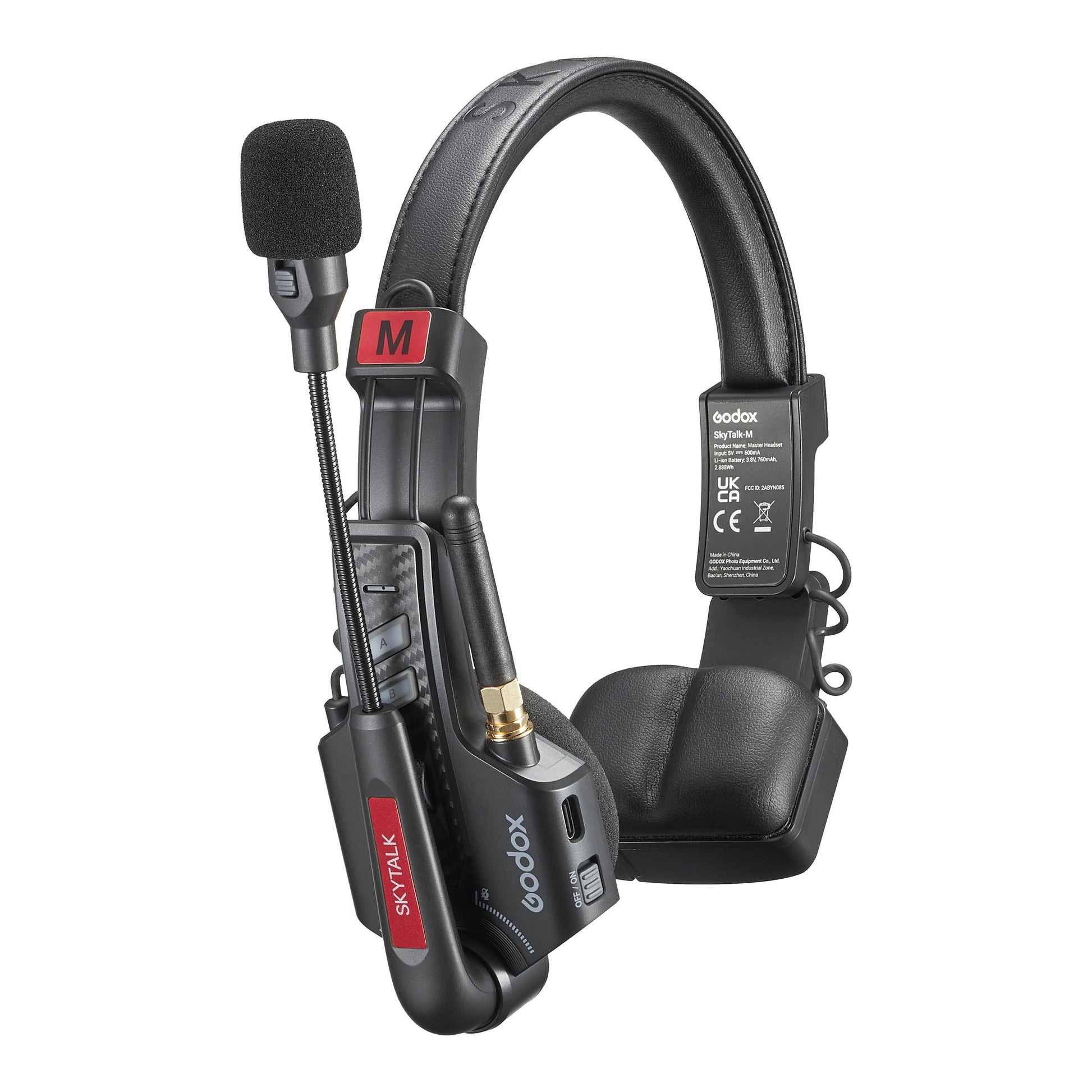 Godox SkyTalk 11S Full-Duplex 1.9GHz Master Headset With on-Ear Foam Pad