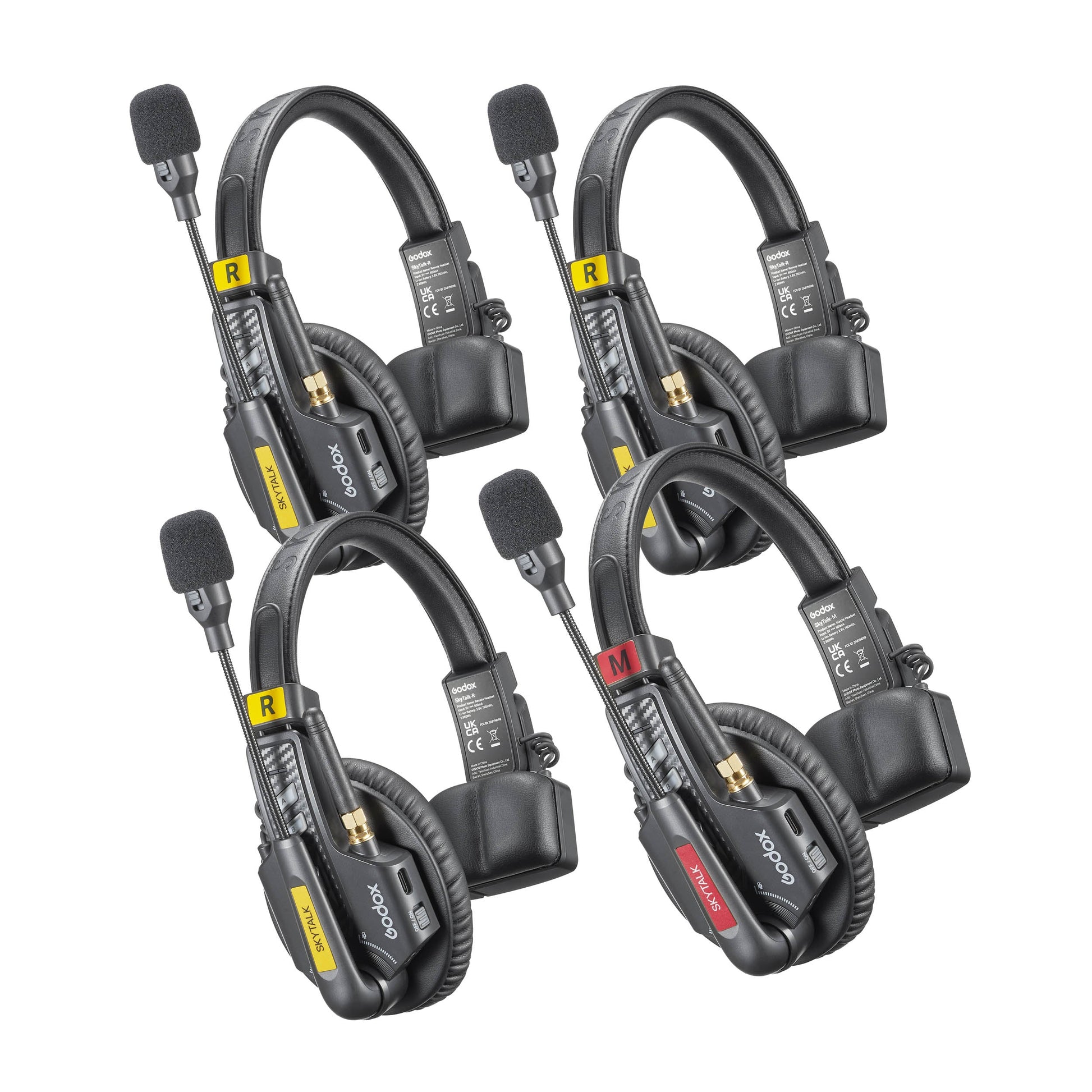 Godox SkyTalk 4S Full-Duplex 1.9GHz 4-Headset Intercom Set