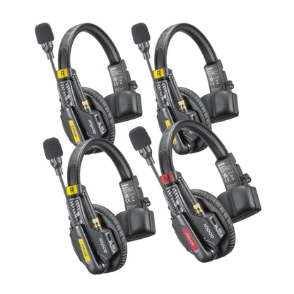 Godox SkyTalk 4S Full-Duplex 1.9GHz 4-Headset Intercom Set