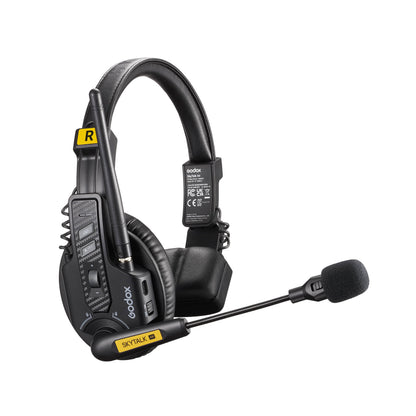 A Godox SkyTalk Air Remote Headset on a White Background