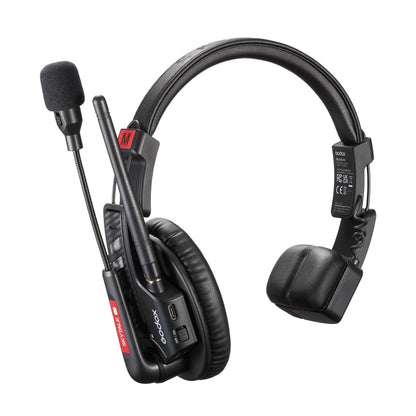 A Godox SkyTalk Air Master Headset on a White Background