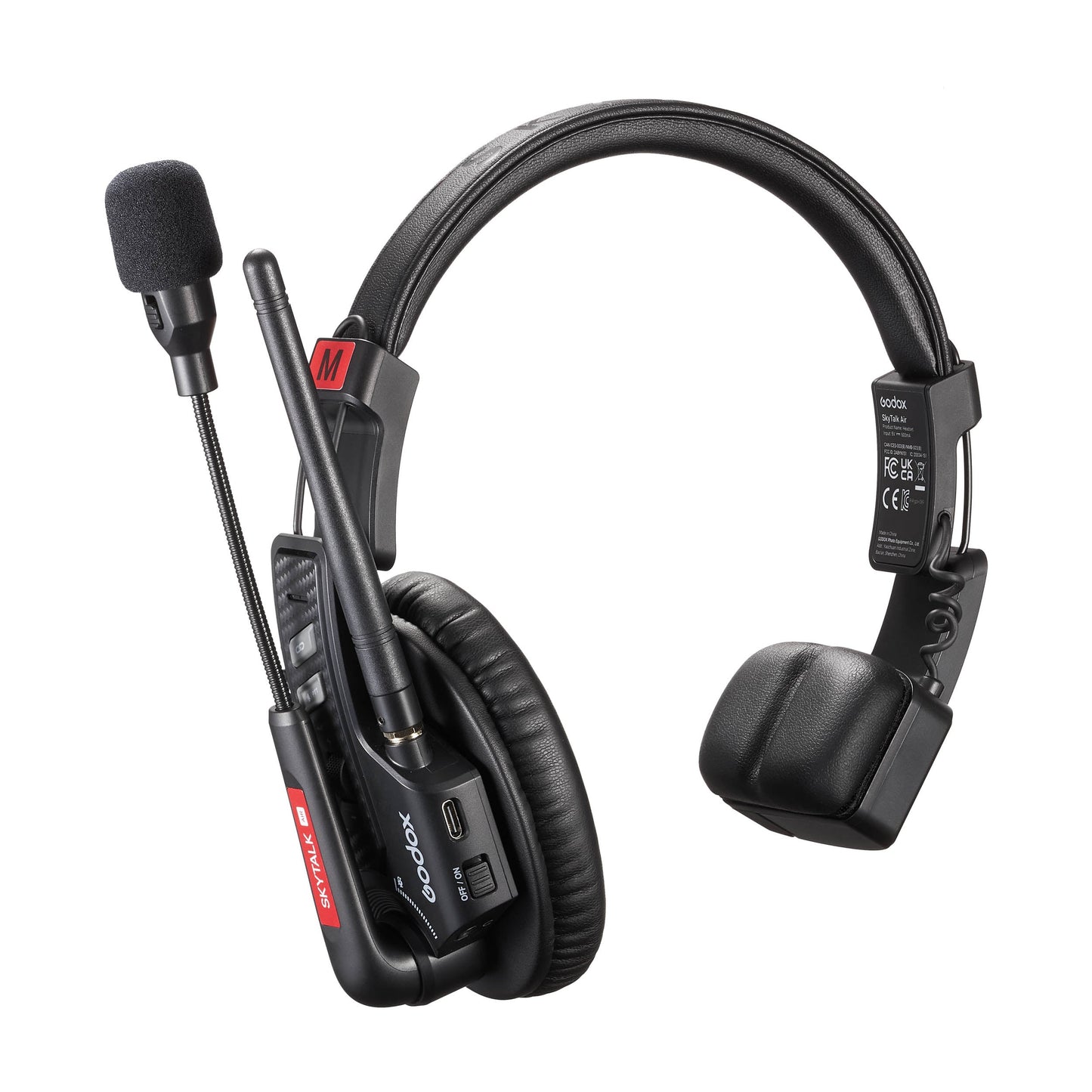 A Godox SkyTalk Air Master Headset on a White Background