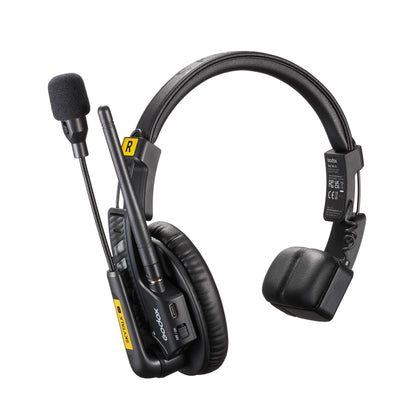 A Godox SkyTalk Air Remote Headset on a White Background