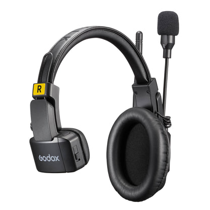 A Godox SkyTalk Air Remote Headset on a White Background