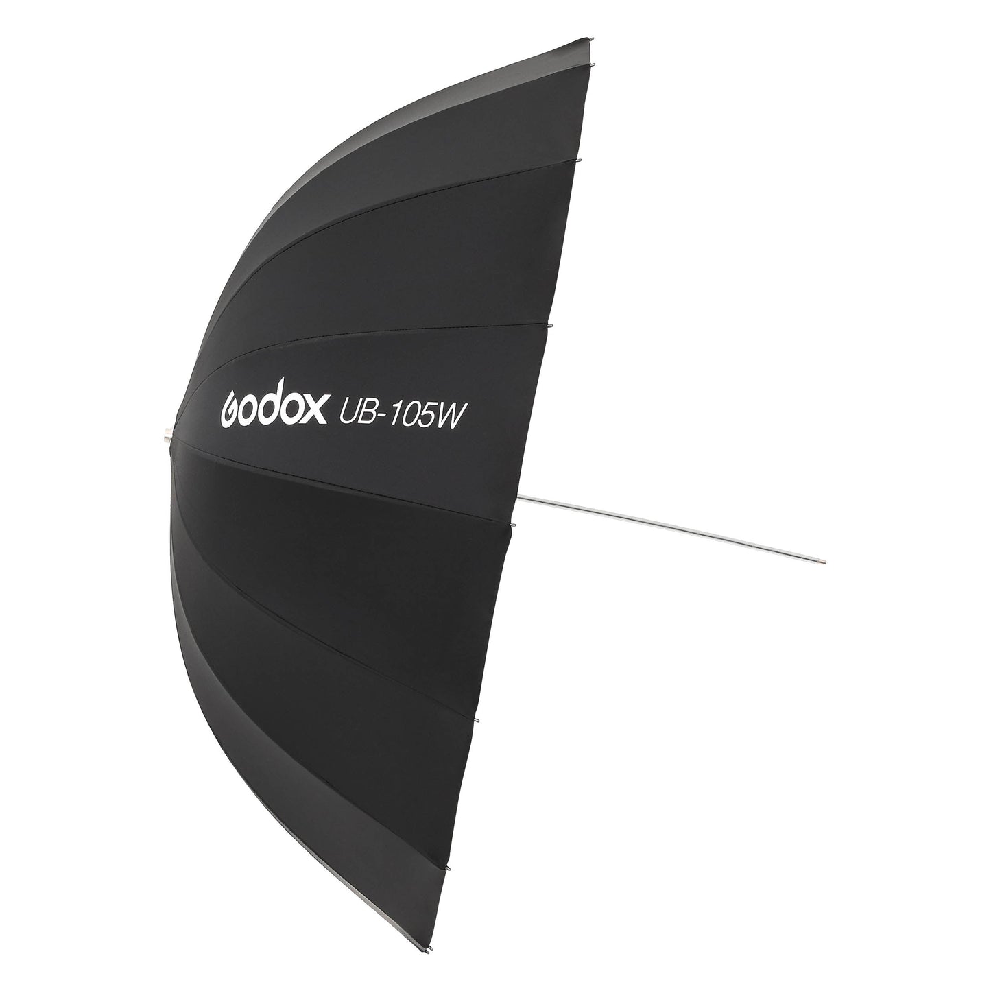Godox UB-105W 105cm White Parabolic Umbrella (Side View)