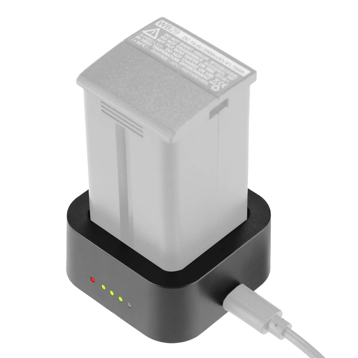 GODOX UC29 Battery Charger for WB29 and W300P battery with USB-C cable and WB29 battery