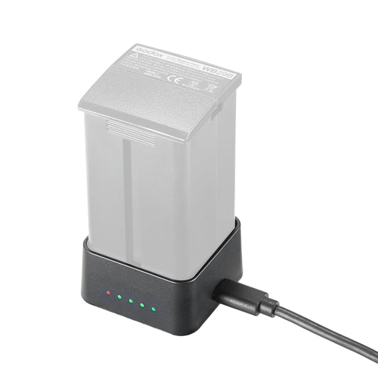 Godox UC30 Charger with WB29B Battery inserted