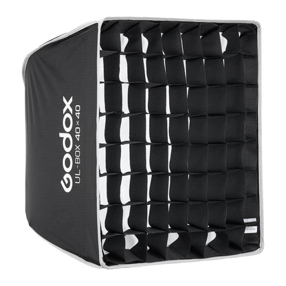 UL-BOX-40 40x40cm (1.3'x1.3') Easy-Open Square Umbrella Softbox (S-Type Fitting)